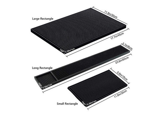 China Whisky-Wasserdichte Gummi-Back-Bar-Matten mit eigener Maßnahme fournisseur