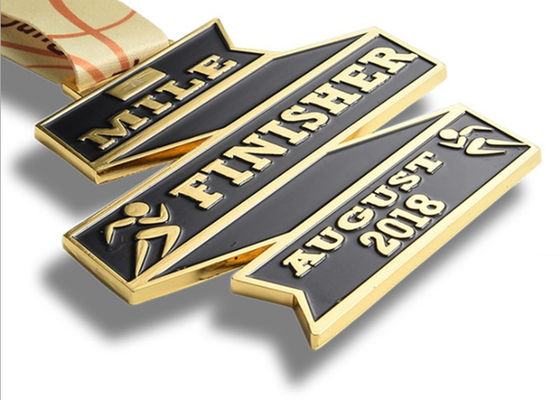 China Logos Custom Band Form Custom Award Medaillen Weiches Emaillguss Plattiert fournisseur