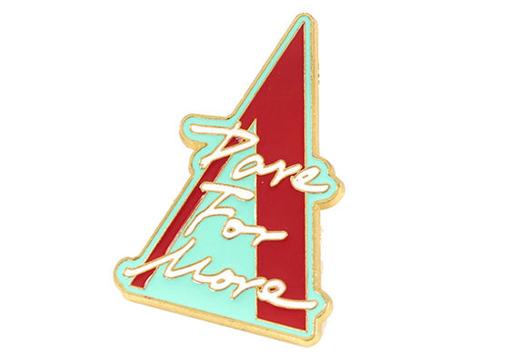 China Goldene Broschen Weiches Emaille Plattiert Lapel Badge Pins Für Werbegeschenk fournisseur