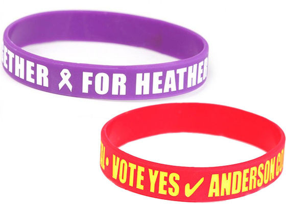 China Festgeschenk Silikon-Armbänder, tragbar, nicht reizend. fournisseur