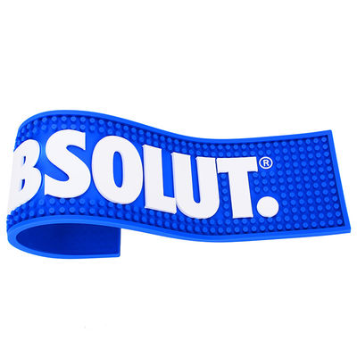 Promotionelle weiche PVC-Barmatte Seidenbildschirmdruck Logo fournisseur