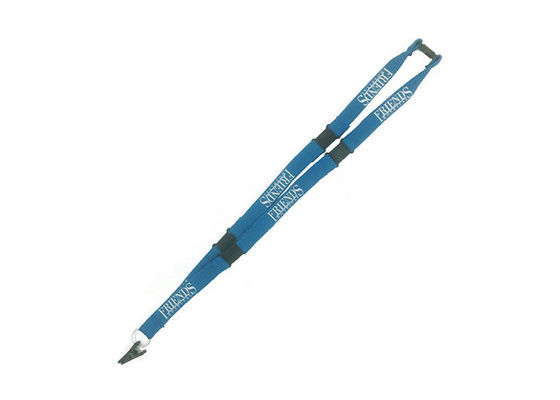 Weißes Seidenschirm Logo Custom Tubular Lanyards 920x15mm fournisseur