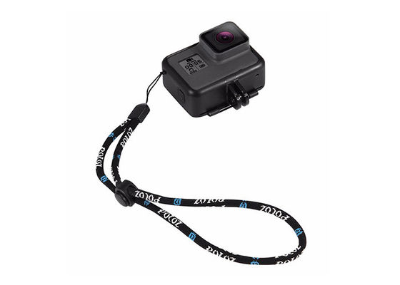 Schwarze Nylon-Verstellbares Logo Druck Lanyards Lanyard Seilseil für Kamerahalter fournisseur