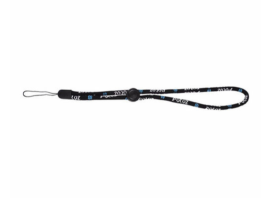 Schwarze Nylon-Verstellbares Logo Druck Lanyards Lanyard Seilseil für Kamerahalter fournisseur