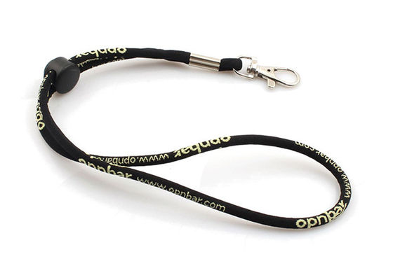 Schwarzes Lanyard-Halsband für Personalausweise, Telefone, Kamera, benutzerdefinierte Kabel-Gürtel, Seil. fournisseur