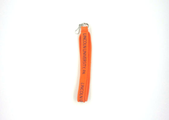Orange Schwarz Logo Personalisierte Lanyards mit Bildern für die Geschäftslizenz fournisseur