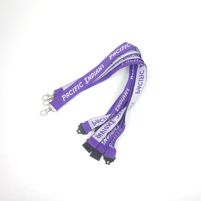 Persönliche Ausstellung Purple Neck Lanyards für Personalausweise 0,6 mm bis 2,5 mm Dicke fournisseur