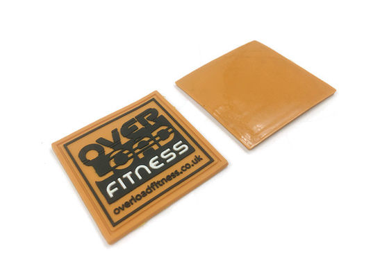 40x40x2mm Custom Patches für Hüte Weiches Silikon Gummi Material 3D Design fournisseur