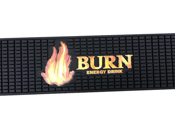 Schwarz Anti-Rutsch Bier Soft PVC Bar Mat Pantone Farbe Geruchlos Nicht verblasst fournisseur