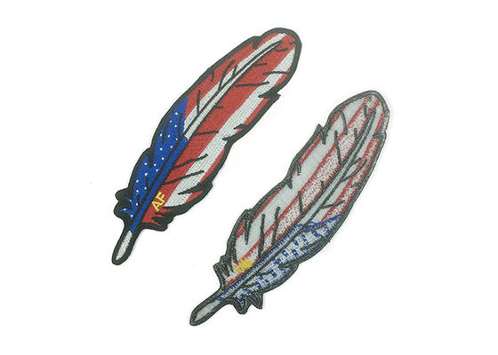 Wärmegeschnittenes Borderschneiden auf gestickte Flecken, Öko-freundliche gestickte Abzeichenfläche fournisseur