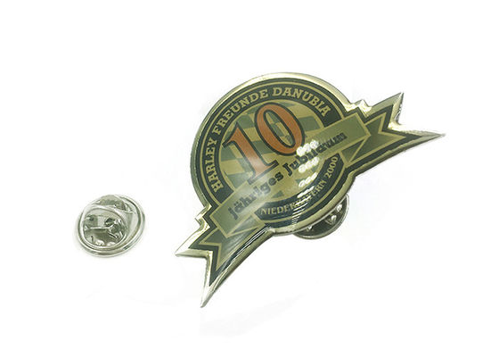 Silbermetall-Emaille-Lapel-Pins Die Gießprozess Anzug Rucksack Dekor fournisseur