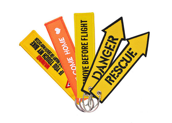 Schlüsselkette Flugklebstoff gestickte Patches Luftfahrt Geschenke Etikettmarken fournisseur