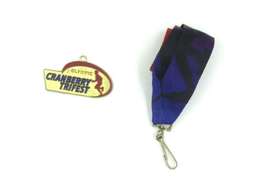 Custom Soft Enamel Custom Rennmedaillen, 2D vergoldete Sportmedaillen fournisseur