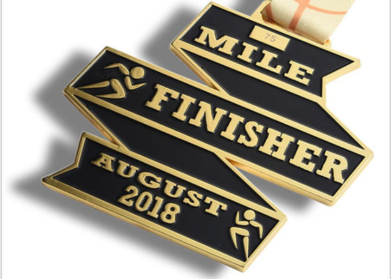 Logos Custom Band Form Custom Award Medaillen Weiches Emaillguss Plattiert fournisseur