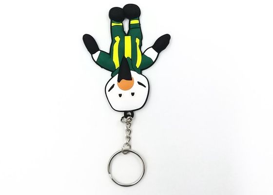 3D-Form Farbenfrohe Schlüsselketten 80mmx50mmx4mm Haut - freundlich fournisseur