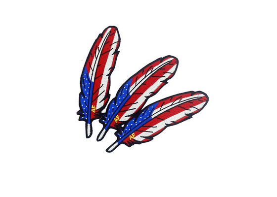 Blattförmige, benutzerdefinierte Stickerei für Gedenkflächen fournisseur