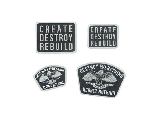 Gewebte Stoffe Nähen - Auf Klebstoff-Embroiderten Patches Quadratisch / Maßgeschneiderte Form fournisseur