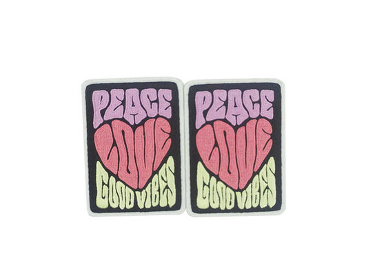 Eisen - auf maßgeschneiderte broderierte Abzeichen, Quadratform maßgeschneiderte broderierte Abzeichen fournisseur