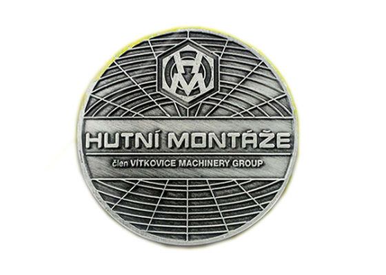 Souvenir Custom Marathon Gold Metal / Sport Award 3D Design Antike Silbermedaille fournisseur