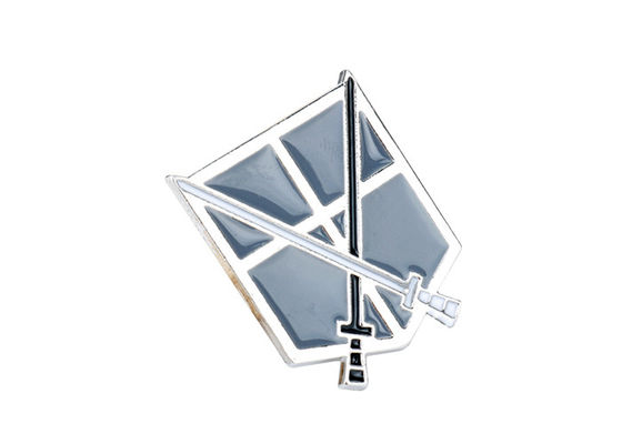 Eisen-Silber-Broschenschrauberstift Männer-Anzug-T-Shirt-Halsband-Zubehör / Lapel-Schrauberstift-Abzeichen fournisseur