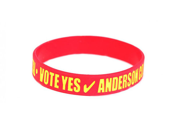 Festgeschenk Silikon-Armbänder, tragbar, nicht reizend. fournisseur