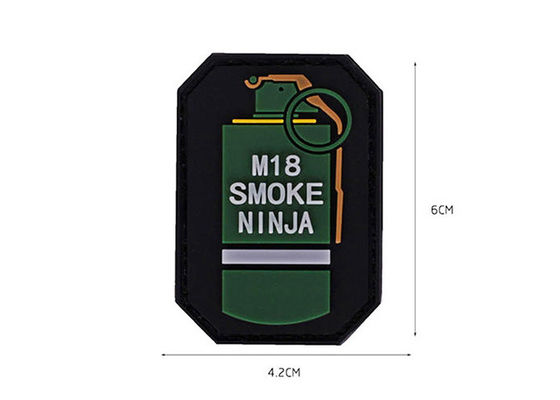 Runde weiche PVC-Patches Abzeichen Moral Dekorativ für Kleidung / Kappen fournisseur