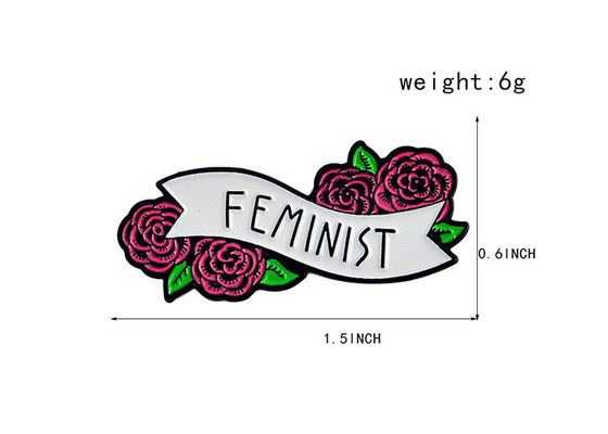 Weibliche Anpassung Schmelzschleifer Pins Luxus Kleidung Metall Broschen Aluminium Legierung Material fournisseur