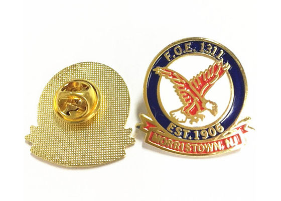 Mode-Emaille Lapel Pins Kinderjacken Abzeichen mit bemaltem Logo fournisseur