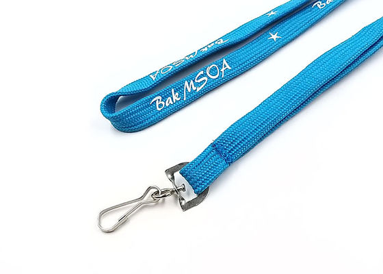 Klassisches Logo, Tubular Lanyards Flat Strap mit Haken für ID-Badge fournisseur