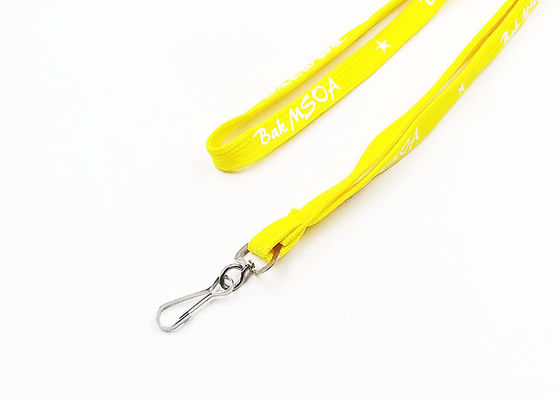 Klassisches Logo, Tubular Lanyards Flat Strap mit Haken für ID-Badge fournisseur