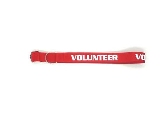 Maßgeschneiderte Größe Maßgeschneiderte bedruckte Lanyards, Polyester Maßgeschneiderte Logo Lanyards fournisseur