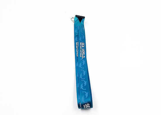 Logo Custom Impressed Nylon Lanyards Vollfarbe gedruckt Farbiges Design fournisseur